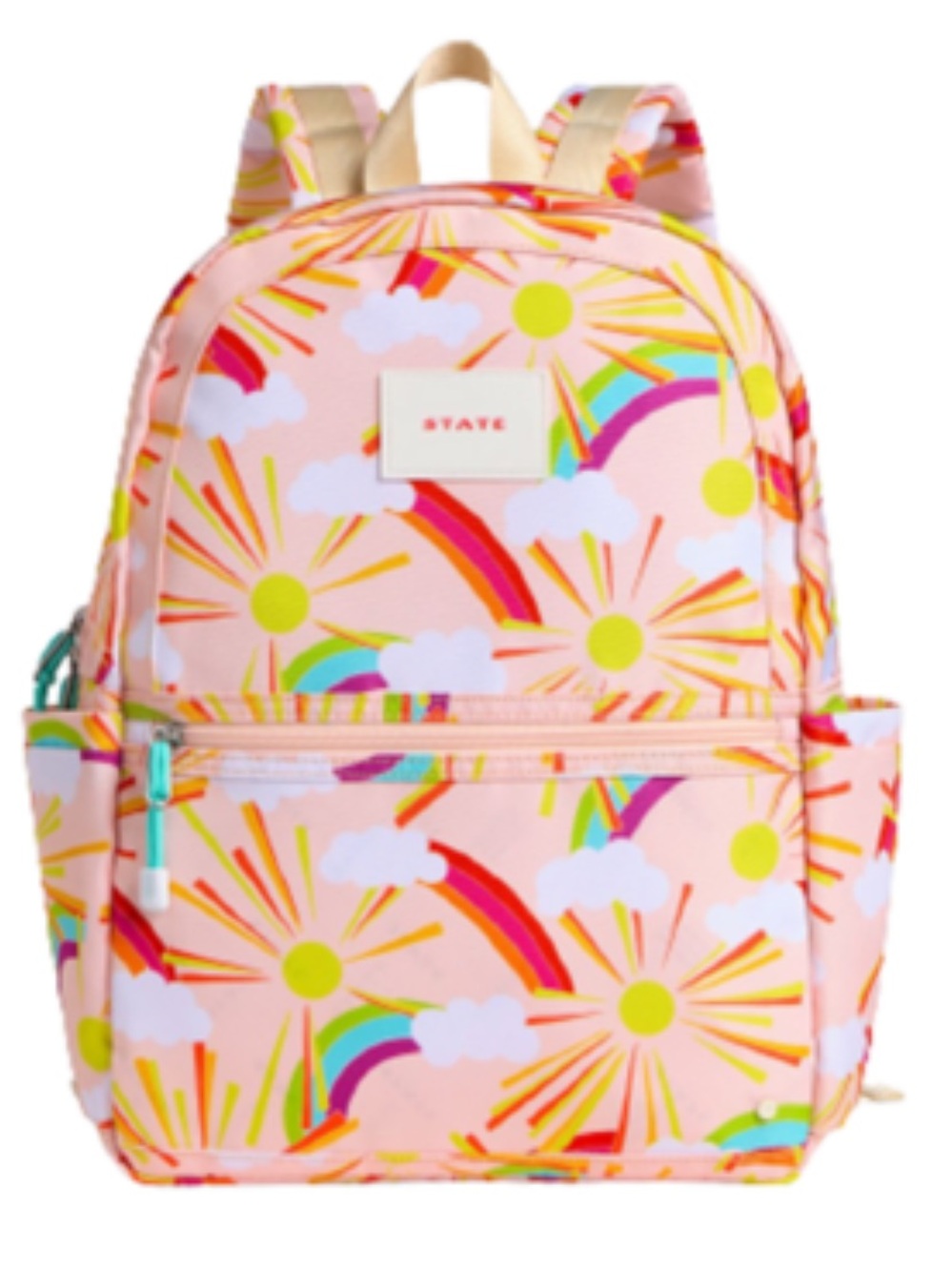 NWT STATE Bags Kane Kids Backpack Rainbow and Sun